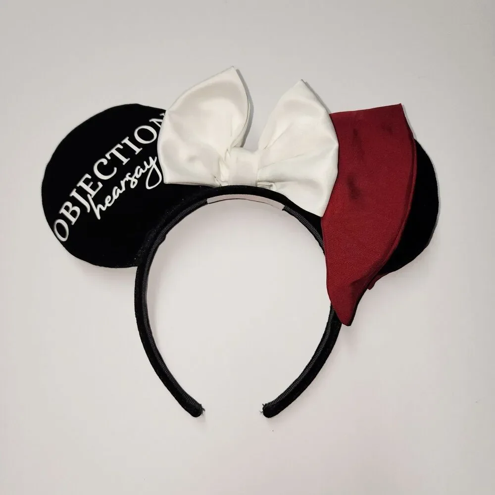 Disneyland Soarin Over Main Street Minnie Mouse Ears Objection Hearsay NWOT